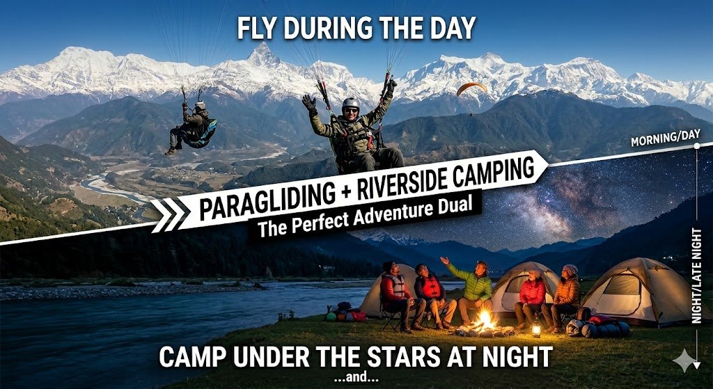 Paragliding + Camping